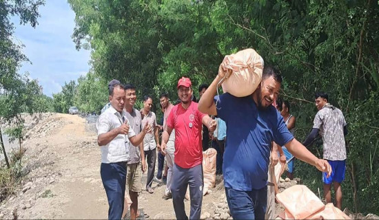 जनप्रतिनिधि स्वयम् श्रमदानमा