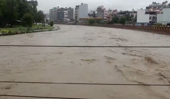 बागमतीमा जलसतह बढ्यो, सतर्कता अपनाउन विभागको आग्रह