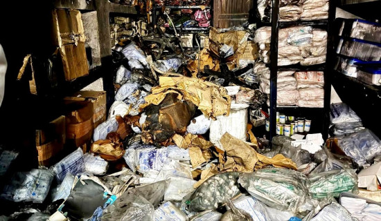 भेरी अस्पताल मेडिकल स्टोरको आगलागी घटना अनुसन्धान गर्न प्रहरीलाई सिफारिस