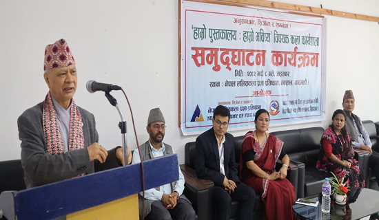 चित्रकला र पुस्तकालय एकापसमा परिपूरकः मन्त्री पन्त