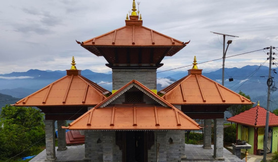 भाडगाउँको शिवालय मन्दिर ३७ वर्षपछि पुनर्निर्माण