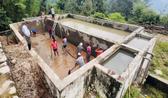 पहिरोले खानेपानीकाे समस्या