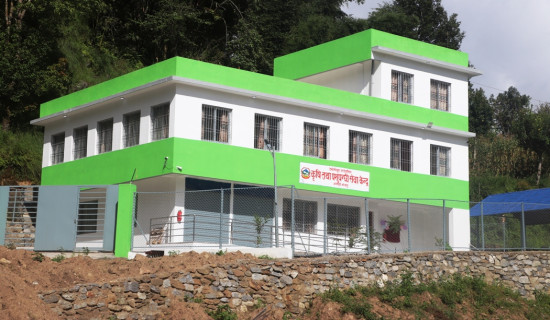 टेम्केमैयुङमा तीन करोडको लागतमा  पशुपंक्षी सेवा केन्द्र निर्माण
