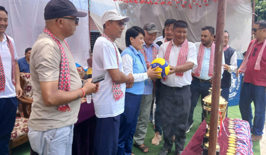 घोराहीमा गोरखा कप भलिबल सुरु