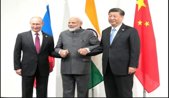शिखर सम्मेलनमा सहभागी हुन पुटिन र मोदी चीनमा