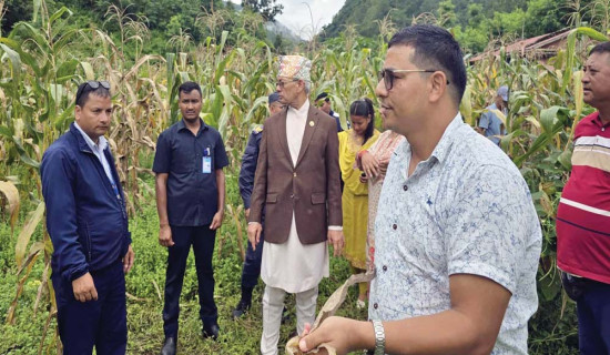 किसानको फोनपछि बारीमा मन्त्री