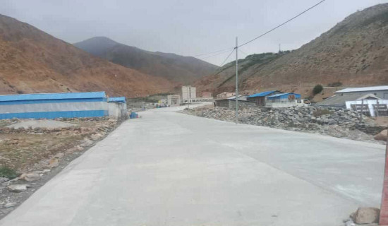 हिल्साको सडक कालोपत्रे