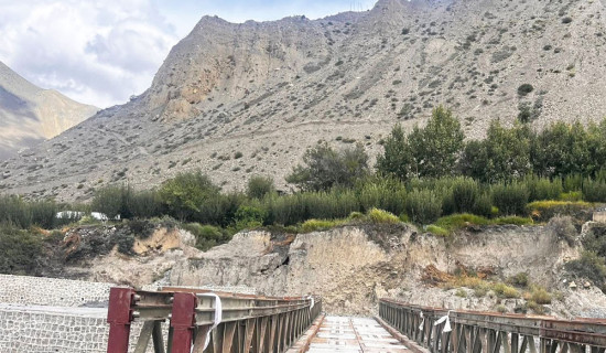 कागखोलामा बेलिब्रिज जडान, उपल्लो मुस्ताङ पुग्न सहज