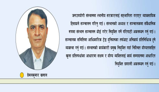 सङ्घीयतामा सार्वजनिक संस्थान