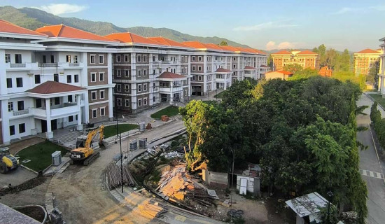 मन्त्रालय भवन निर्माण अन्तिम चरणमा
