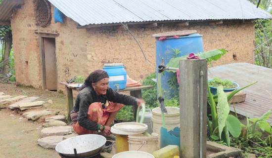 खानेपानी आएपछि खुसीयाली