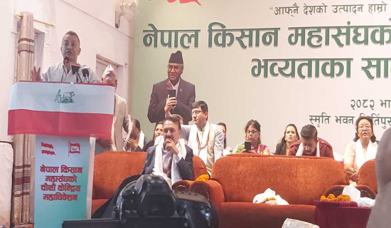 नेतृत्व किसानको हितमा केन्द्रिकृत हुनुपर्छ : महामन्त्री थापा