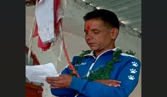 वडा अध्यक्ष मनिराज बराल सम्पर्क विहीन