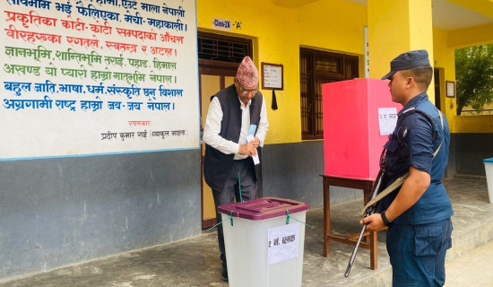 संसदीय चुवानको झल्को दिने गरी खानेपानीको निर्वाचन