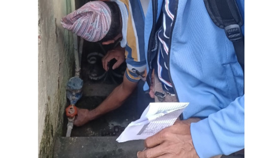 खानेपानीको बक्यौता नतिरेपछि धारा काटियो