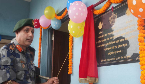 इलामको नेपाल-भारत सीमा क्षेत्रमा सशस्त्र प्रहरीको दुई बिओपीको उद्घाटन