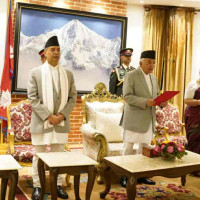 नवनियुक्त प्रधानमन्त्रीको शपथ ९ बजे : सिंहदरबारमा पदभार ग्रहण