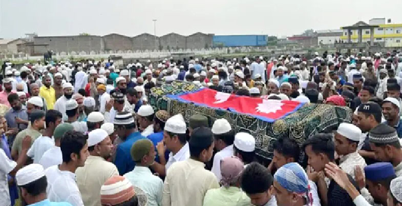 ‘जेनजी’ आन्दोलनमा ज्यान गुमाएका असहाबको अन्त्येष्टि