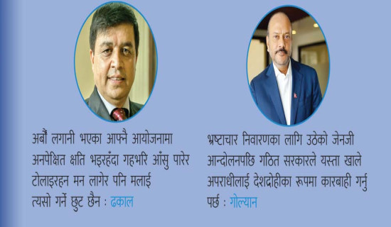निजी क्षेत्रको आत्मबल कहिल्यै जल्दैन