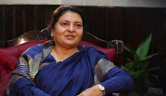 बालबालिकामाथि हुने हिंसाको अन्त्य गर्न पूर्वराष्ट्रपति भण्डारीको आग्रह