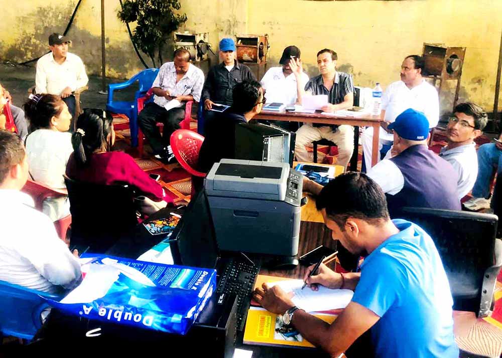 अस्थायी टहरामा नेपालगन्ज उपमहानगरको सेवा
