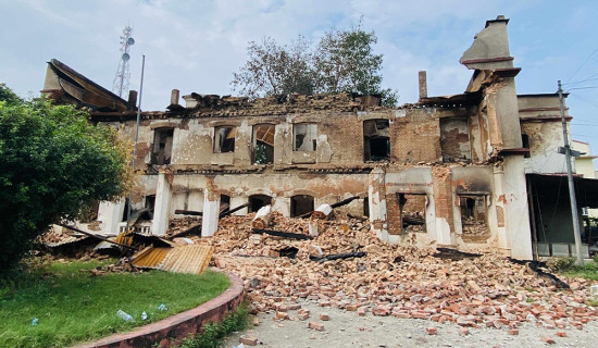 कैलालीमा एक सय ३७ भवनमा क्षति