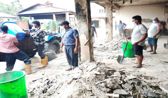 क्षति कम भएका कोठाबाट सेवा थालिँदै