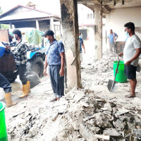 गुल्मीको घमिरमा पहिरो : १२ घर जोखिममा