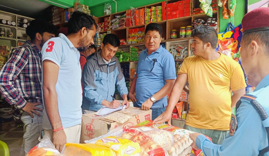 म्याग्दीमा चाढपर्व लक्षित बजार अनुगमन सुरु