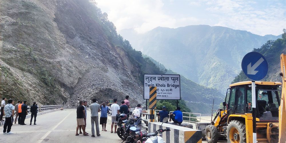 मुग्लिन-नारायणगढ सडकखण्ड खुल्ने अनिश्चित