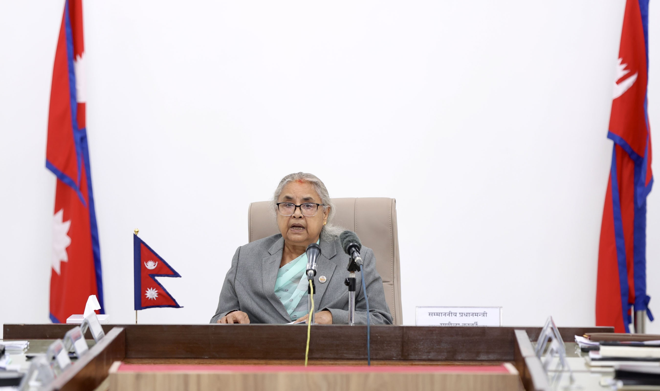 राष्ट्रका नाममा प्रधानमन्त्रीको सम्बोधन-‘छ महिनाभित्र निर्वाचन गर्ने प्रतिबद्धता’ (पूर्णपाठ)