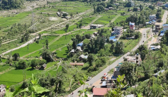 खुर्कोटलाई नयाँ सहर बनाउने कार्य सुस्त गतिमा
