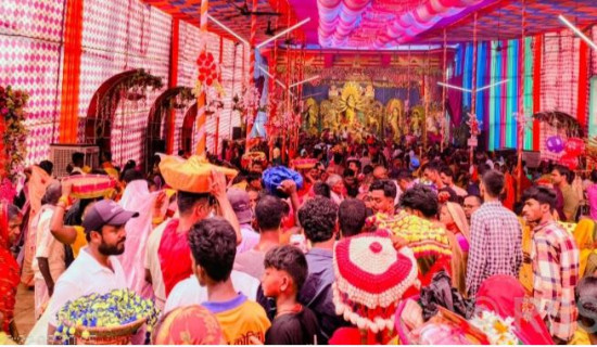 महानवमीका दिन पनि दुर्गा भवानीको ‘खोइँछ’ भरिँदै
