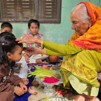 जेनजी आन्दोलनका सहिदको घरमा प्रधानमन्त्री सुशीला कार्की (फोटो फिचर)