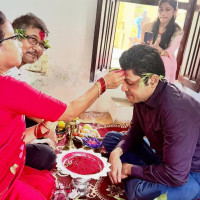ध्यान दिवसको पूर्वसन्ध्यामा दीप प्रज्ज्वलन