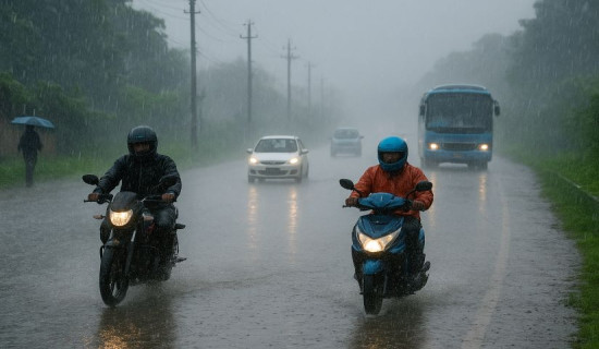 ध्यान दिवसको पूर्वसन्ध्यामा दीप प्रज्ज्वलन