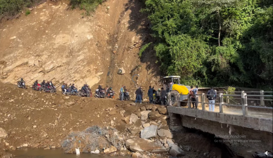 हेटौँडा–काठमाडौँ जोड्ने दुई सडकमा राति सवारीसाधन सञ्चालनमा रोक