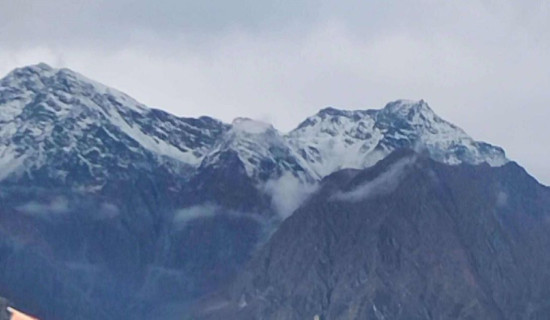 हुम्लाको उच्च क्षेत्रमा हिमपात