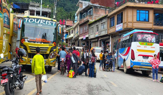खराब मौसमका कारण गन्तव्यसम्म पुग्नेमा अन्यौल