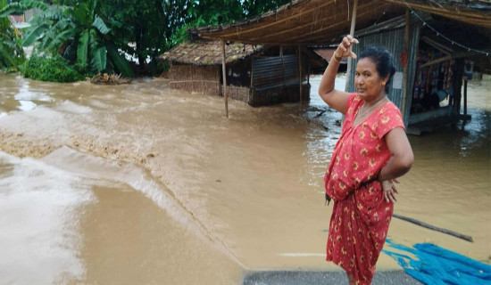 झापामा पाँच सयभन्दा बढी परिवार विस्थापित