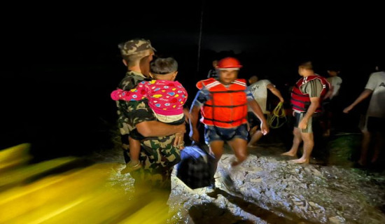 इलाम र झापामा उद्धार कार्य जारी, १०७ जना सुरक्षित स्थानमा सारिए