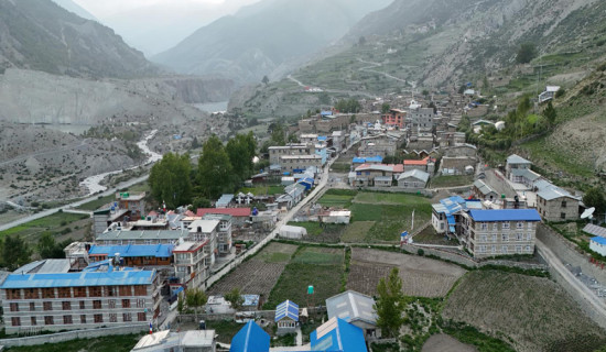मनाङ यात्रामा मौसम बाधक