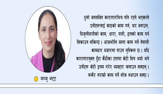कारागार सुधार्ने अवसर