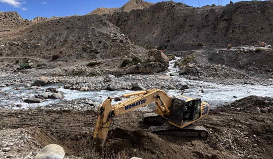 मालवाहक गाडी भित्र्याउन घमीखोलामा अस्थायी डाइभर्सन