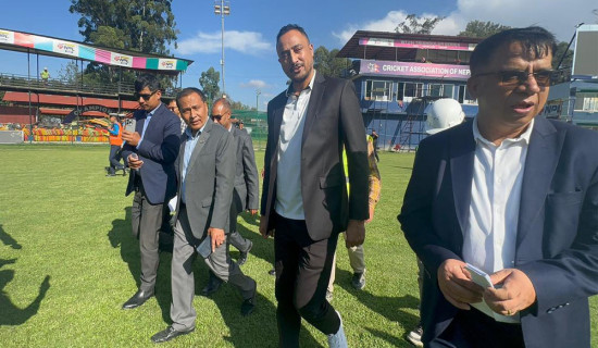 एनपिएल अगाडि नै कीर्तिपुर क्रिकेट मैदान बनिसक्ने