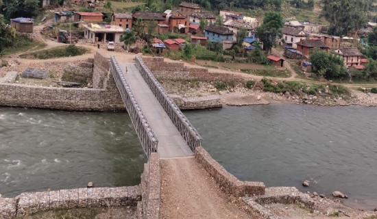 छेडाखोलामा बेलीब्रिज सञ्चालन