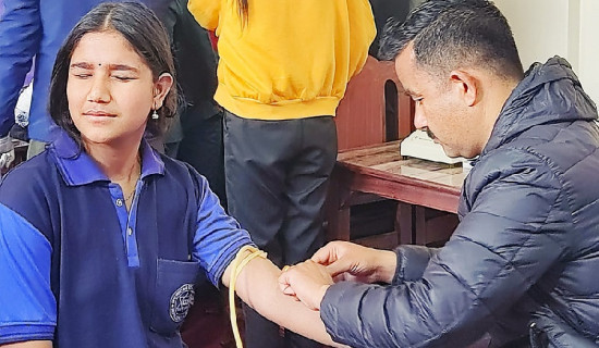 असी प्रतिशत किशोरीमा रक्तअल्पता