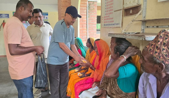 तीन वर्षमा पन्ध्र हजारभन्दा बढीको आँखा उपचार