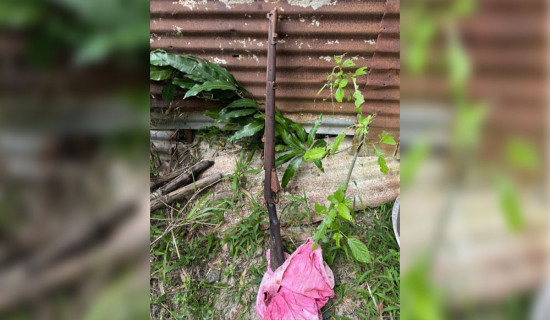 रुद्रवेणी-वामी टक्सार सडक अवरुद्ध