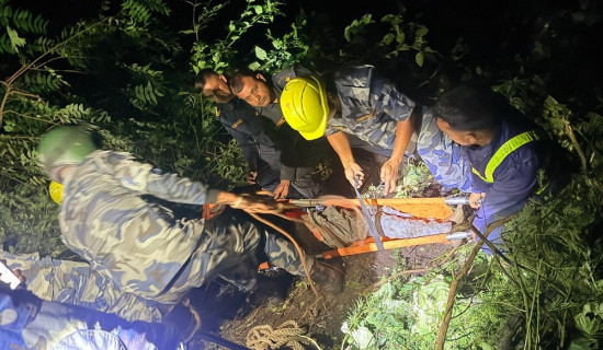 धनकुटामा ट्रक दुर्घटना : एक जनाको मृत्यु, एक घाइते